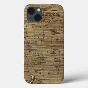 Oceanica Handfarbiger Atlas-Karte Case-Mate iPhone Hülle