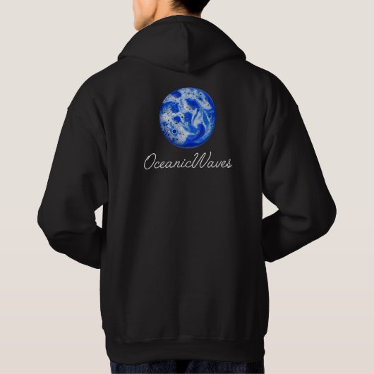 OceanicWaves (unique) Hoodie (Rückseite)