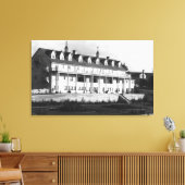 Oceanlake, Oregon Aussicht auf das Dorchester Inn Leinwanddruck (Insitu (Wohnzimmer))