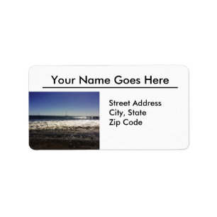 Oceano Beach California Address Labels Adressaufkleber