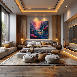 Océano Fantástico: Impresionista y Realista Poster