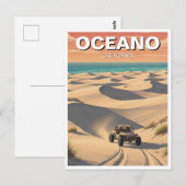 Oceano Sand Dunes California Postkarte (Vorne/Hinten)