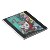 Oceanograpy/Global Warming Cartoon Notepad von Ric Notizblock (angewinkelt)