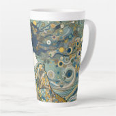 "Ocean's Aath" Latte Tasse (Rechte Ecke)
