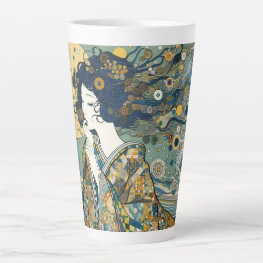 "Ocean's Aath" Latte Tasse (Vorderseite)