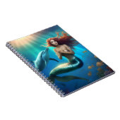 "Ocean's Dance: Eine Meerjungfrau und Delphinfahrt Notizblock (Rechte Seite)