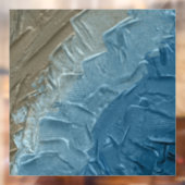 Ocean's Edge: Ein digitales Bild der Ruhe Fensteraufkleber (Blatt 2)