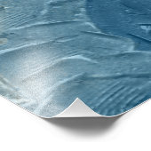 Ocean's Edge: Ein digitales Bild der Ruhe Fotodruck (Ecke)