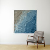 Ocean's Edge: Ein digitales Bild der Ruhe Wandteppich (Beispiel)