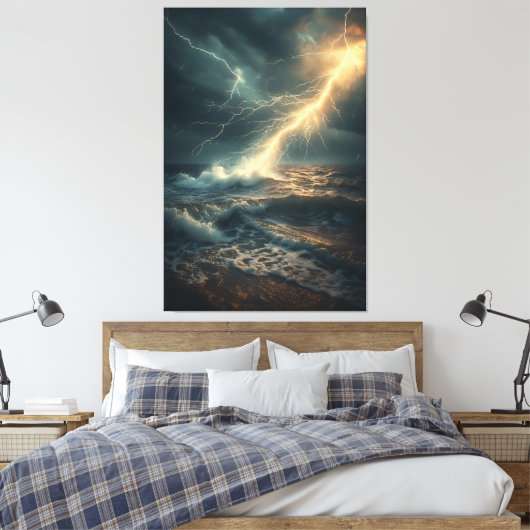Ocean's Fury Leinwanddruck (Insitu (Schlafzimmer))