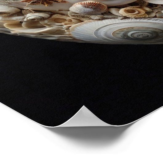 Ocean's Muse - Allegorische Frau Abstrakte Kunst Poster (Ecke)