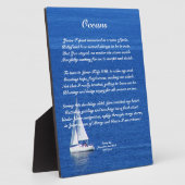 Oceans Plaque Fotoplatte (Seite)