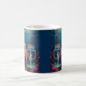 "Ocean's Silent Captive" - Octopus Portrait Kaffeetasse (Mittel)