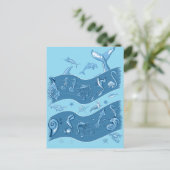 Ocean's Symphony Postkarte (Stehend Vorderseite)