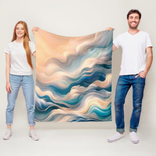 Ocean's Whisper: Ruhe und Bewegung Ballett Fleecedecke