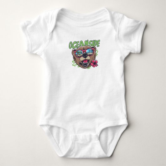 Oceanside Baby Strampler (Vorderseite)