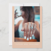 OCEANSIDE Beach Tropical Bridal Dusche Einladung (Rückseite)