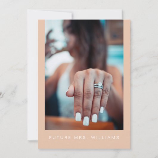 OCEANSIDE Beach Tropical Bridal Dusche Einladung (Rückseite)