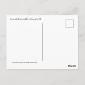 Oceanside California Beach and Pier  Postkarte (Rückseite)