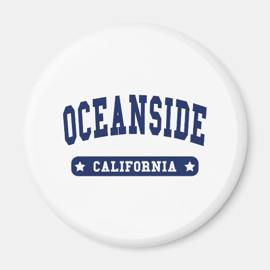 Oceanside California Uni Style T Shirts Magnet (Vorne)