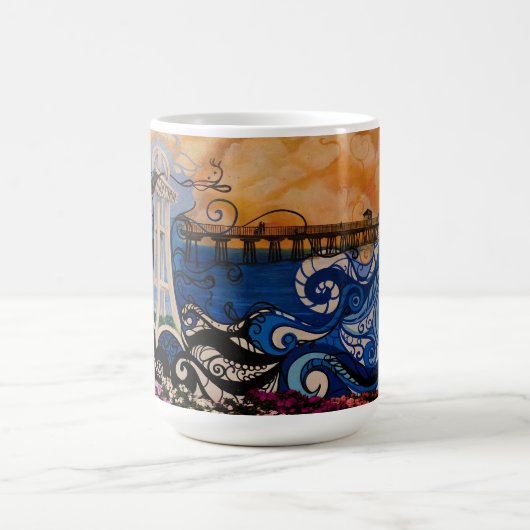 Oceanside Graffiti Tasse (Mittel)