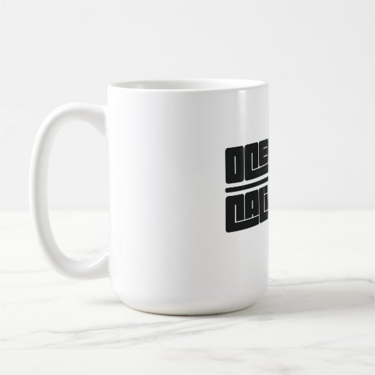 Oceanside - Kalifornien Kaffeetasse (Links)