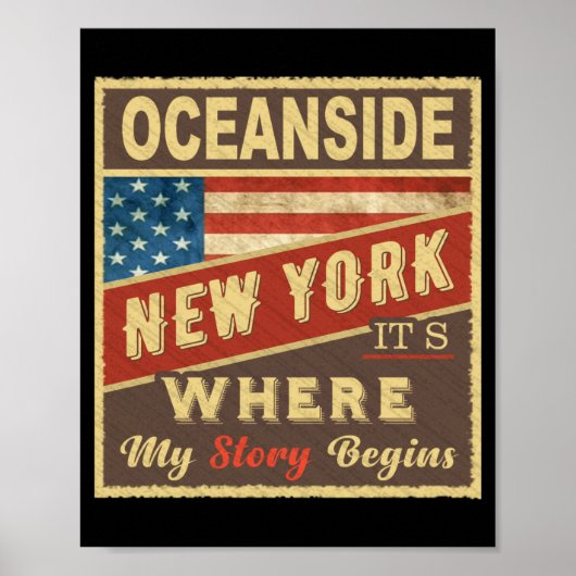 Oceanside Ny Its Where My Story Begins _1 Poster (Vorne)