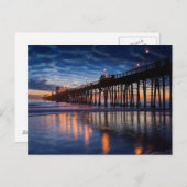 Oceanside Pier Postkarte (Vorne/Hinten)