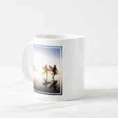 Oceanside-Strand Kaffeetasse (Vorderseite Links)