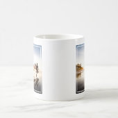 Oceanside-Strand Kaffeetasse (Mittel)