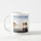 Oceanside-Strand Kaffeetasse (Links)