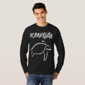 OCEANSIDE TURTLE Tierfütterung Ozeane Natur T-Shirt (Vorne ganz)