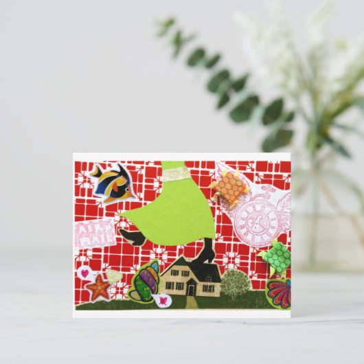 Oceanside Walk Postkarte (Stehend Vorderseite)