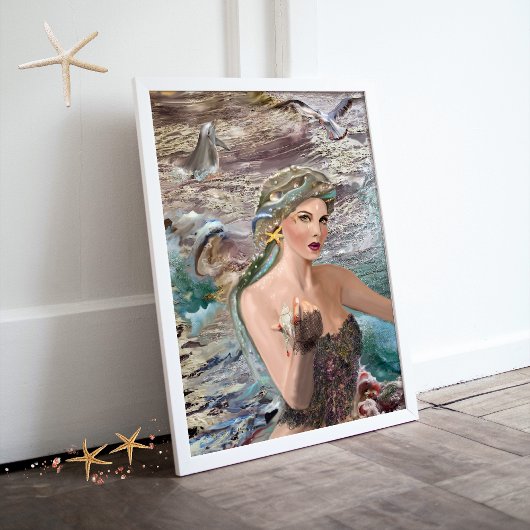 Oceanus Daughter Leinwanddruck