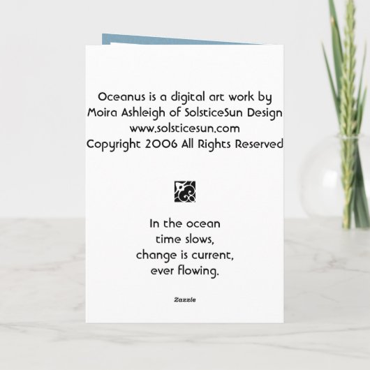 Oceanus Karte (Rückseite)