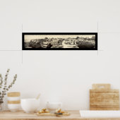 Oceanview Marblehead Foto 1908 Poster (Küche)