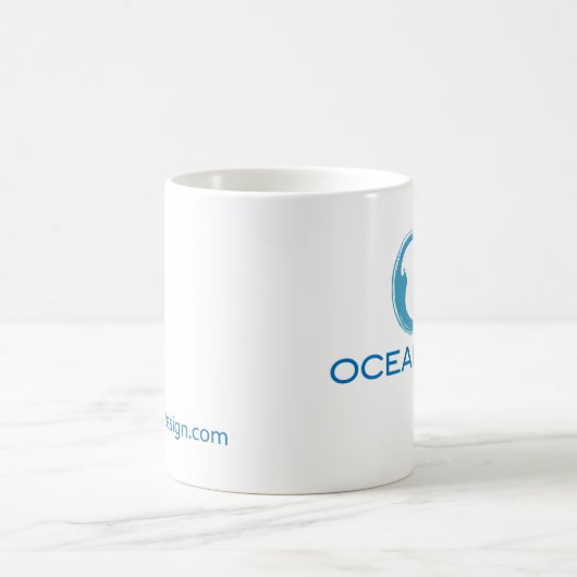 OceanWild Entwurfs-Logo-Tasse Kaffeetasse (Mittel)