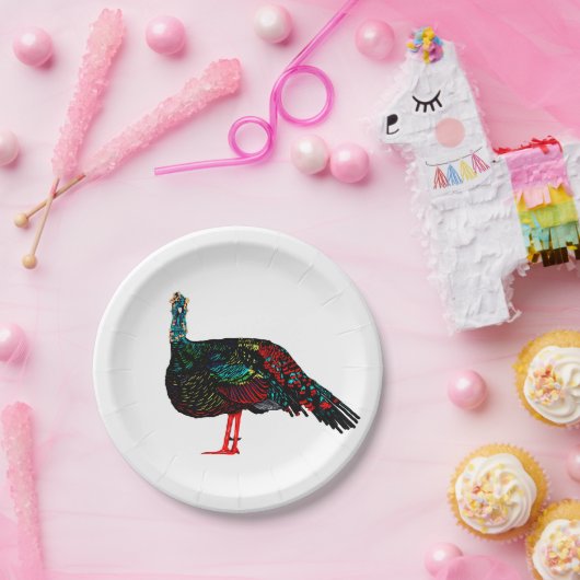 Ocelled Turkey Pappteller (Party)