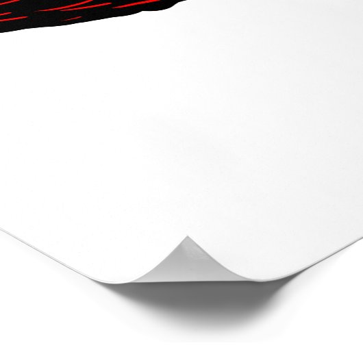 Ocelled Turkey Poster (Ecke)