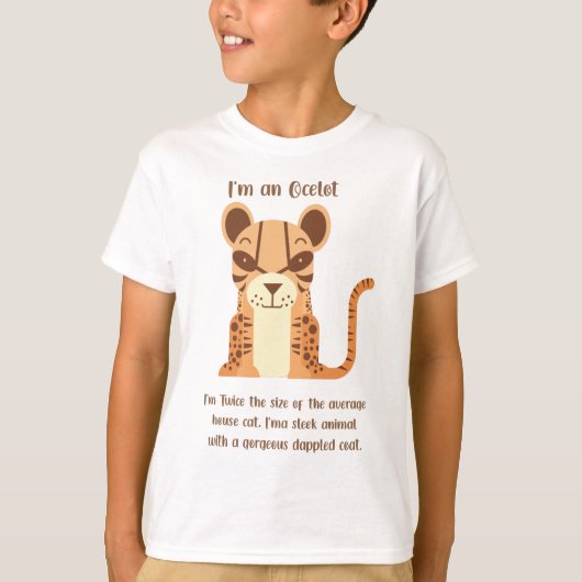 Ocelot Cat T-Shirt (Vorderseite)