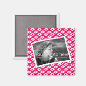 Ocelot Foto Frames - Rot Magnet (Vorderseite/Rückseite)