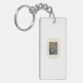 Ocelot Gerahmt Schlüsselanhänger (Vorderseite links)