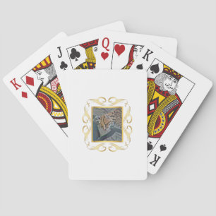Ocelot Gerahmt Spielkarten
