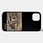 Ocelot Lovers Art Case-Mate iPhone Hülle (Rückseite (Horizontal))