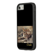 Ocelot Lovers Art Case-Mate iPhone Hülle (Hinten/Links)