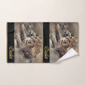 Ocelot Lovers Badhandtuch Set (Handtuch)