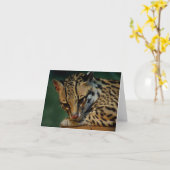 Ocelot notecard karte (Gelbe Blume)
