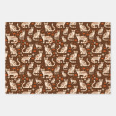 Ocelot Pattern Geschenkpapier Set (Vorderseite 2)