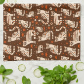 Ocelot Pattern Geschirrtuch (Gefaltet)