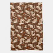 Ocelot Pattern Geschirrtuch (Vertikal)